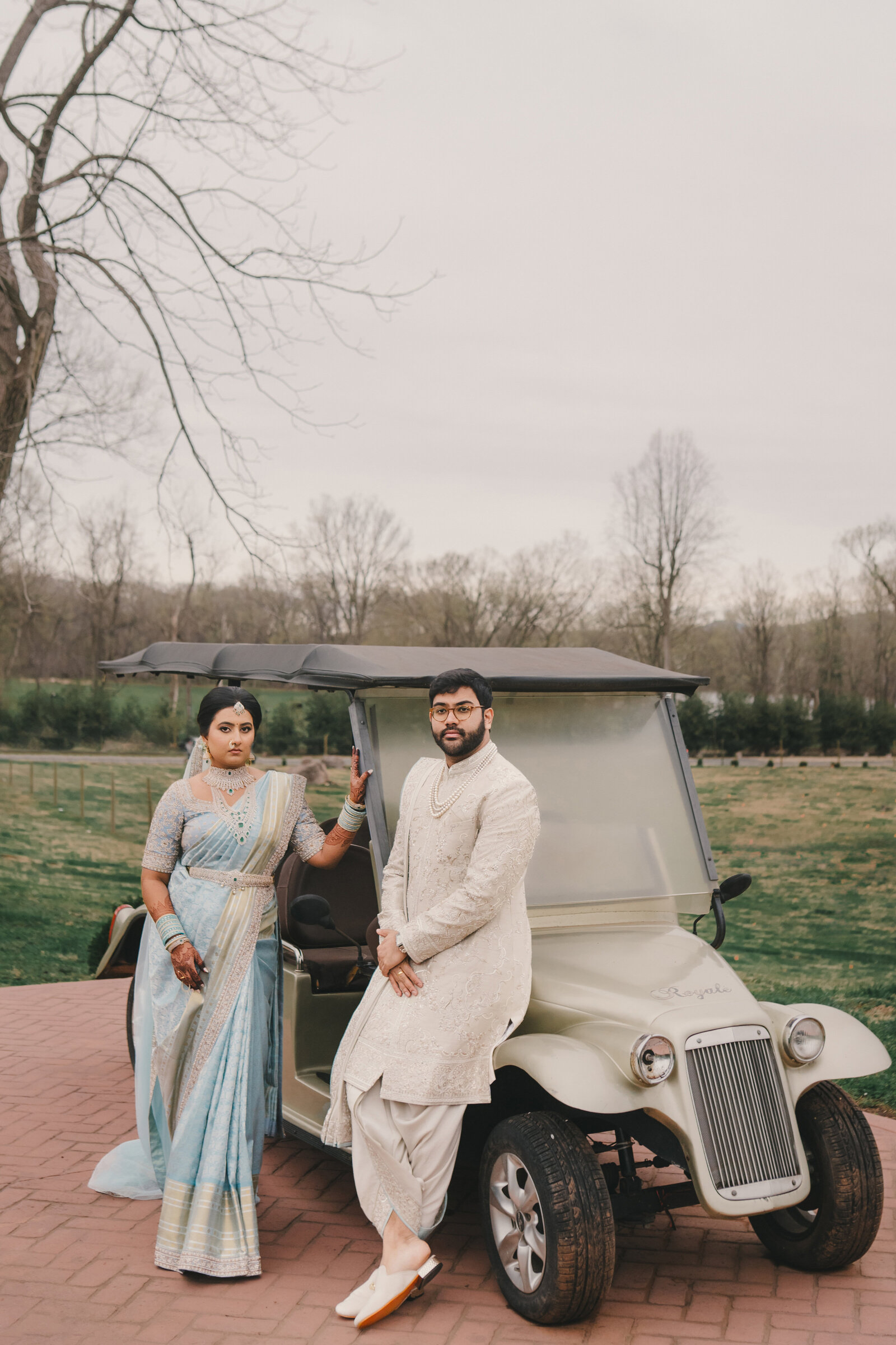 Bridal portrait in soft light