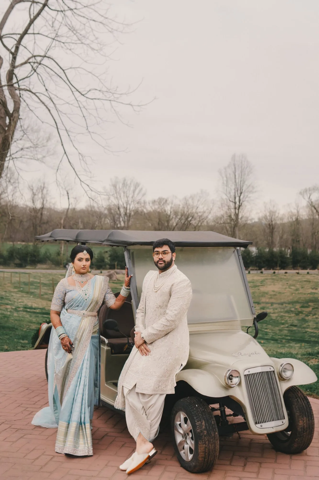 Bridal portrait in soft light