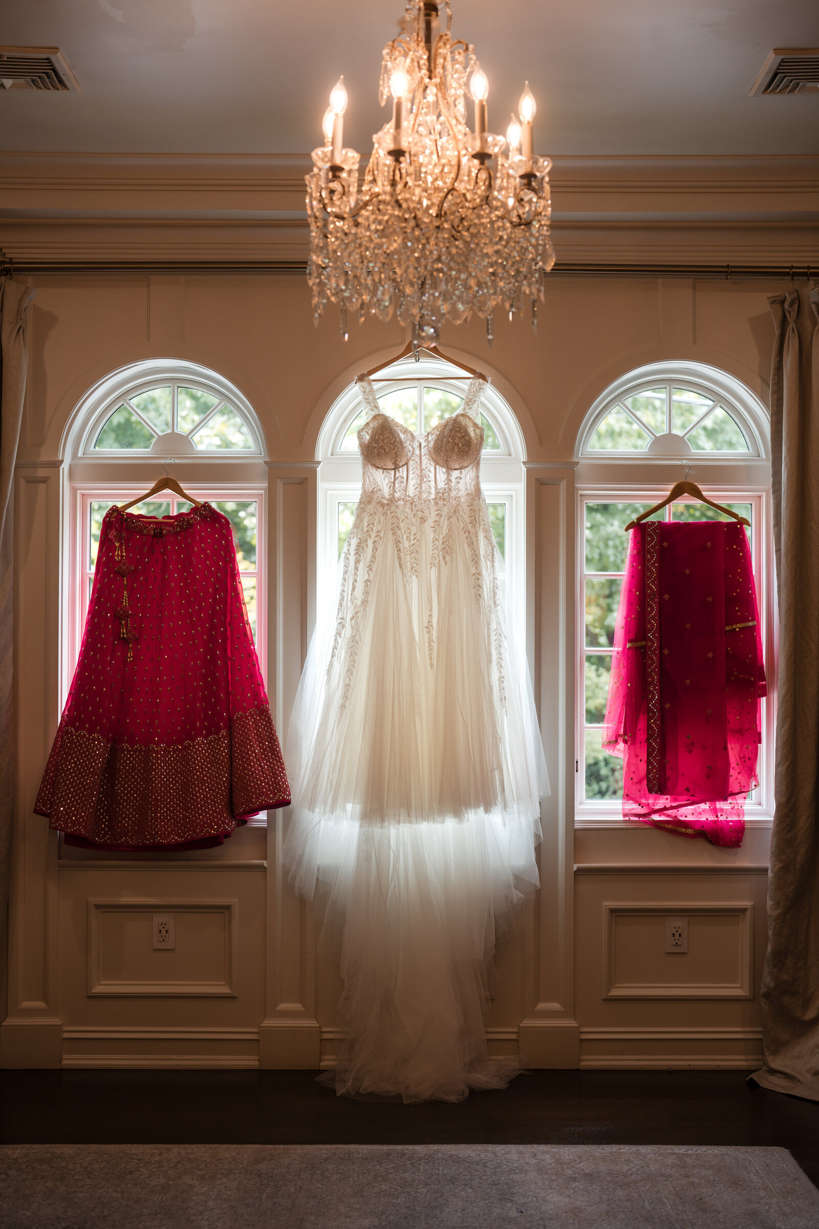 Bridal portrait in soft natural light